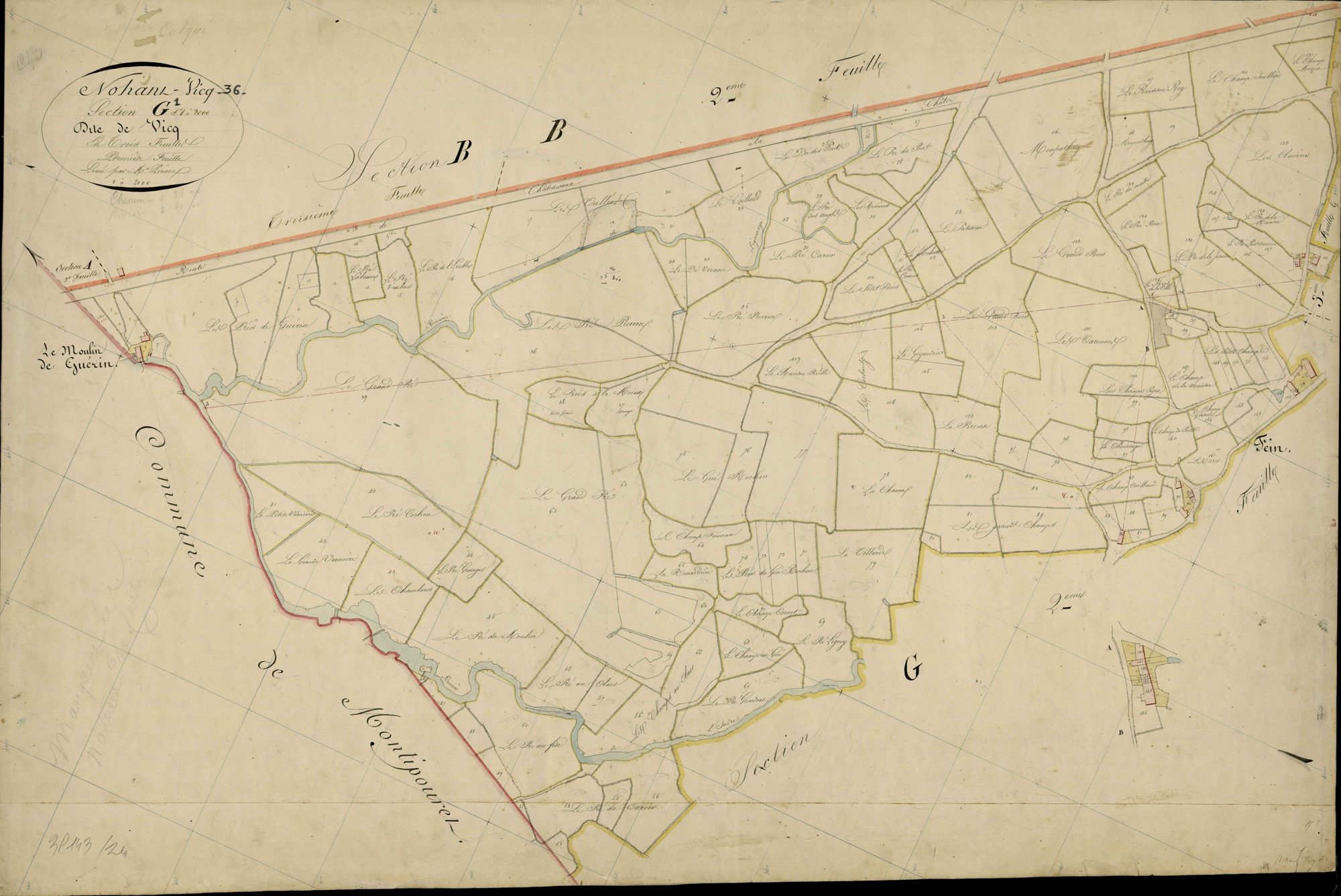 Nohant-Vic - Section G1, dite de Vicq.