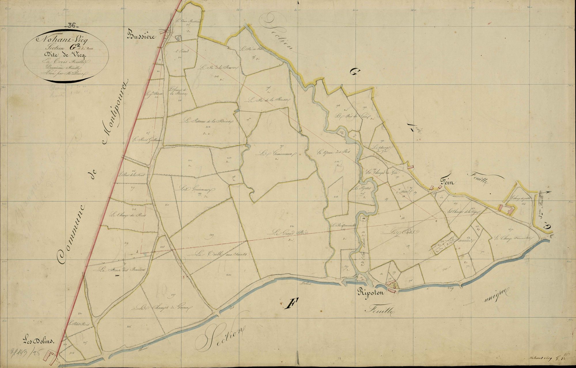 Nohant-Vic - Section G2, dite de Vicq.