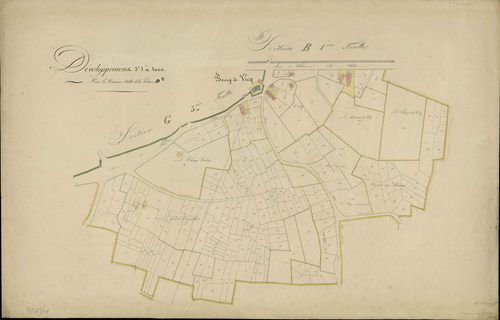 Nohant-Vic - Section D2, développement (bourg).