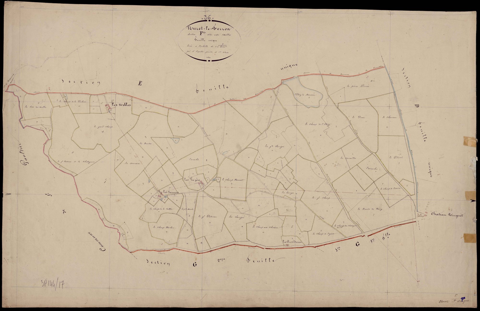 Nuret-Le-Ferron - Section F, dite des Nobles.