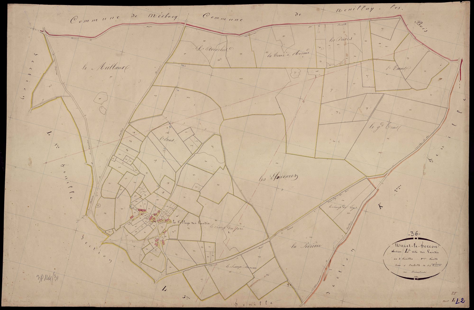Nuret-Le-Ferron - Section L2, dite des Landis.