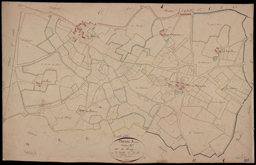 Nuret-Le-Ferron - Section G1, dite du Bourg.