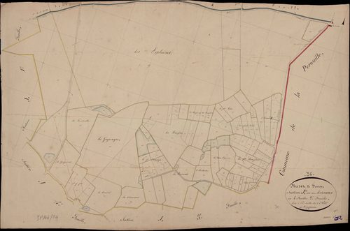 Nuret-Le-Ferron - Section J2, dite des Moreaux.