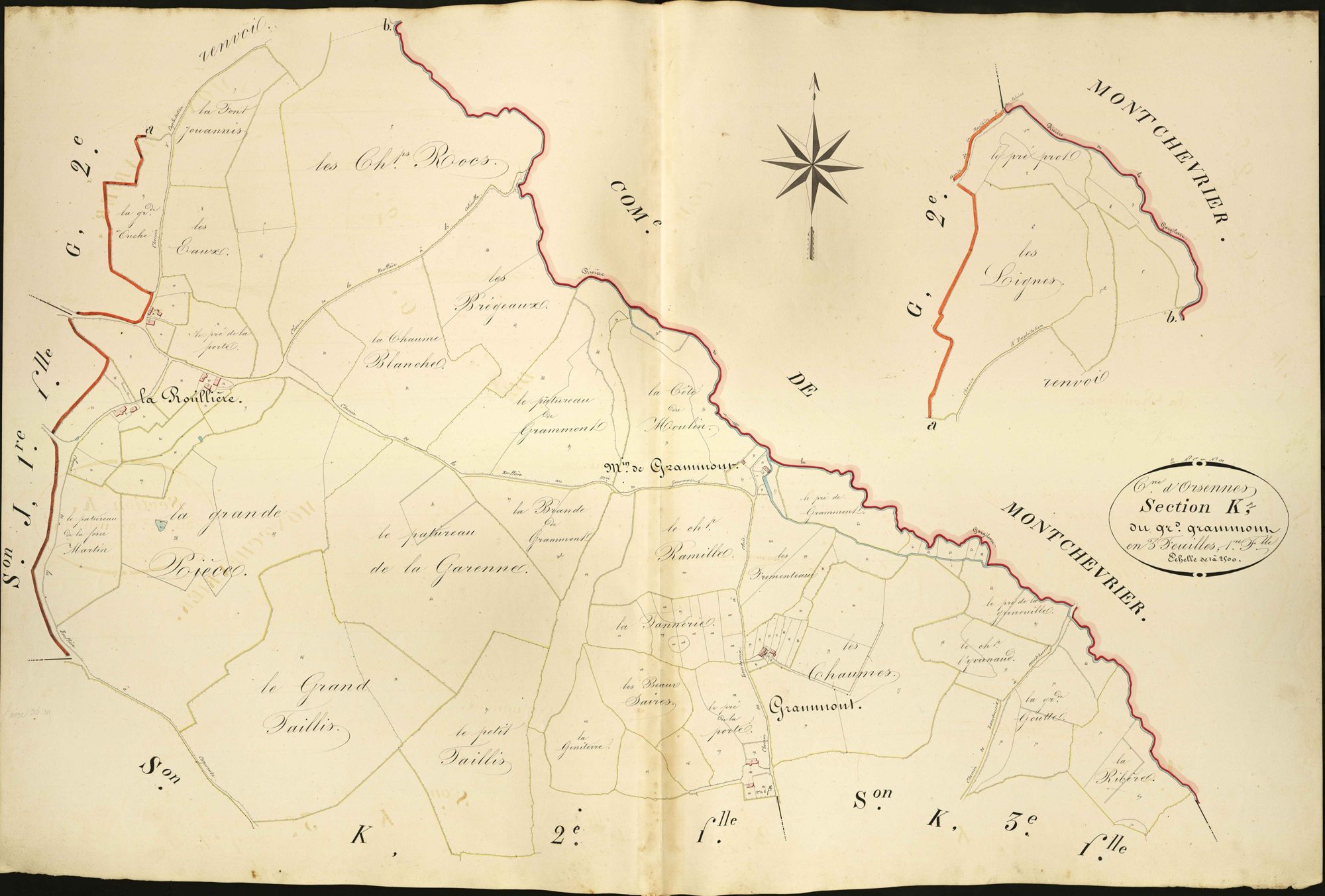 Orsennes - Section K1, dite du Grand Grammont.