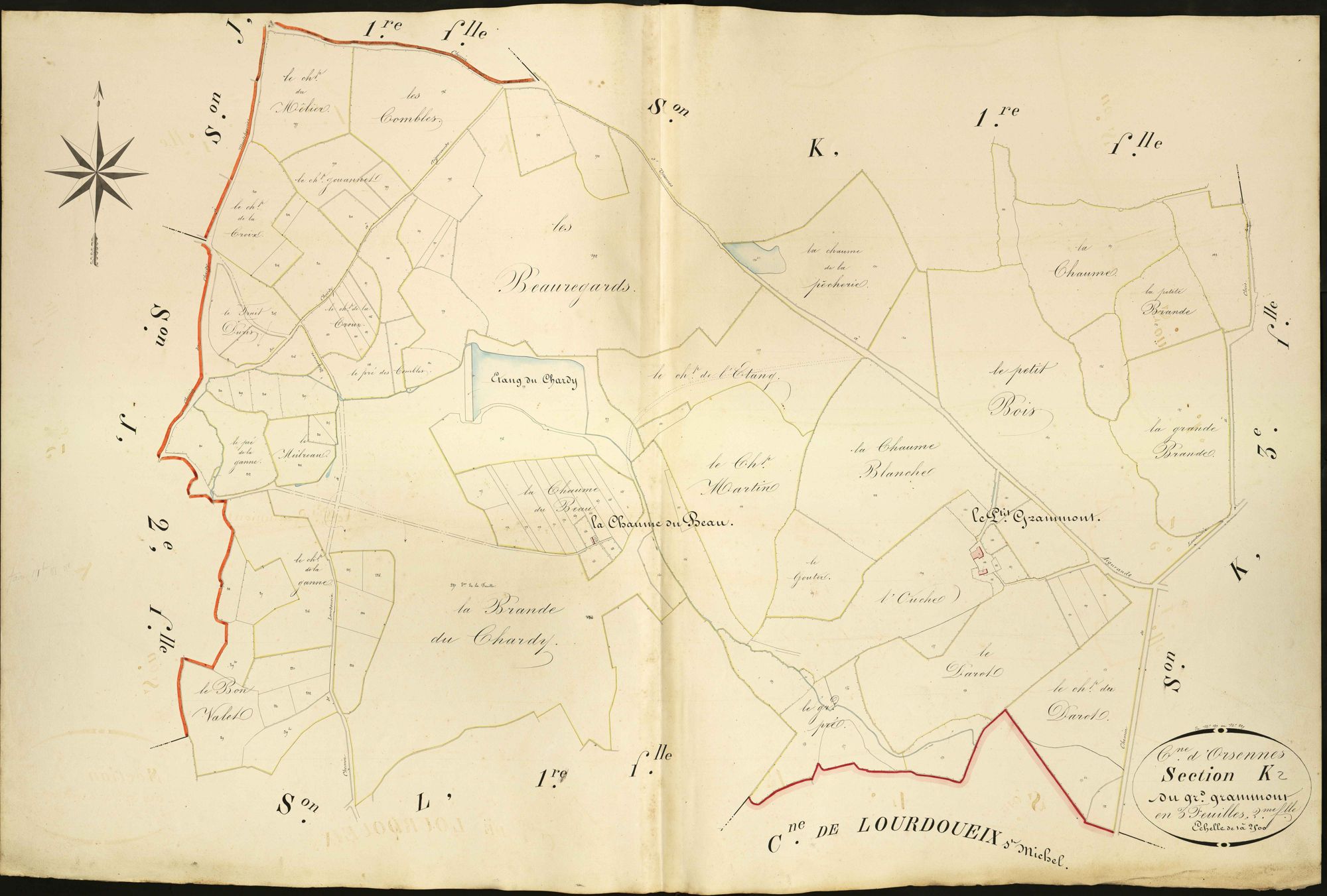 Orsennes - Section K2, dite du Grand Grammont.
