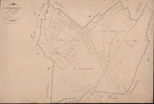Orsennes - Section B3, dite d' Hallé.
