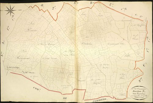 Orsennes - Section A2, dite des Cartelas.
