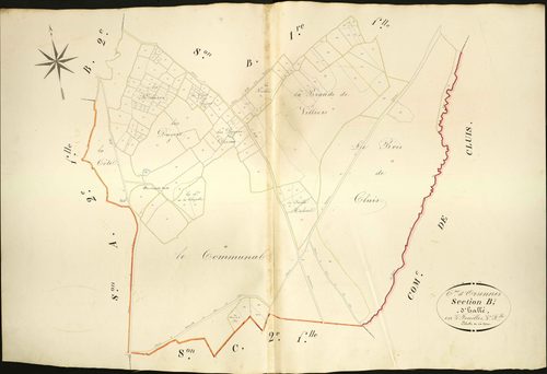 Orsennes - Section B3, dite d' Hallé.