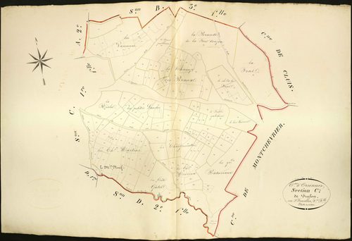 Orsennes - Section C2, die de Frulon.