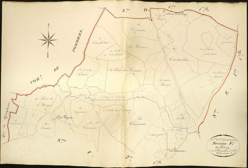 Orsennes - Section F1, dite du Poiry.