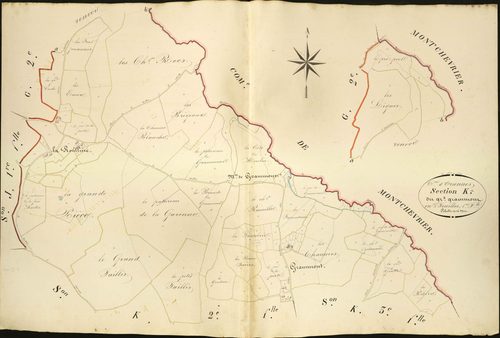 Orsennes - Section K1, dite du Grand Grammont.
