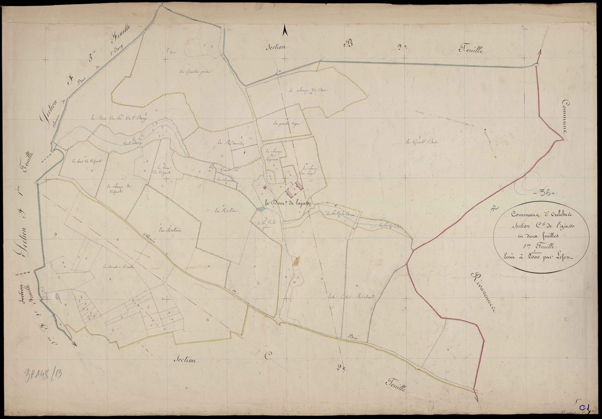 Oulches - Section C1, dite de l'Ajasso.