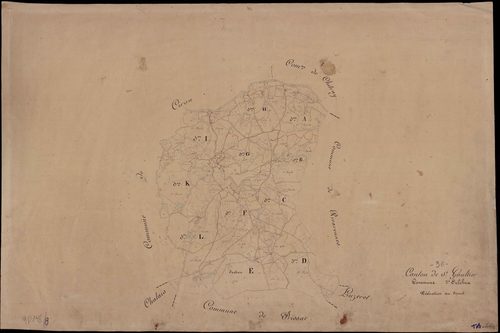 Oulches - Tableau d'assemblage.