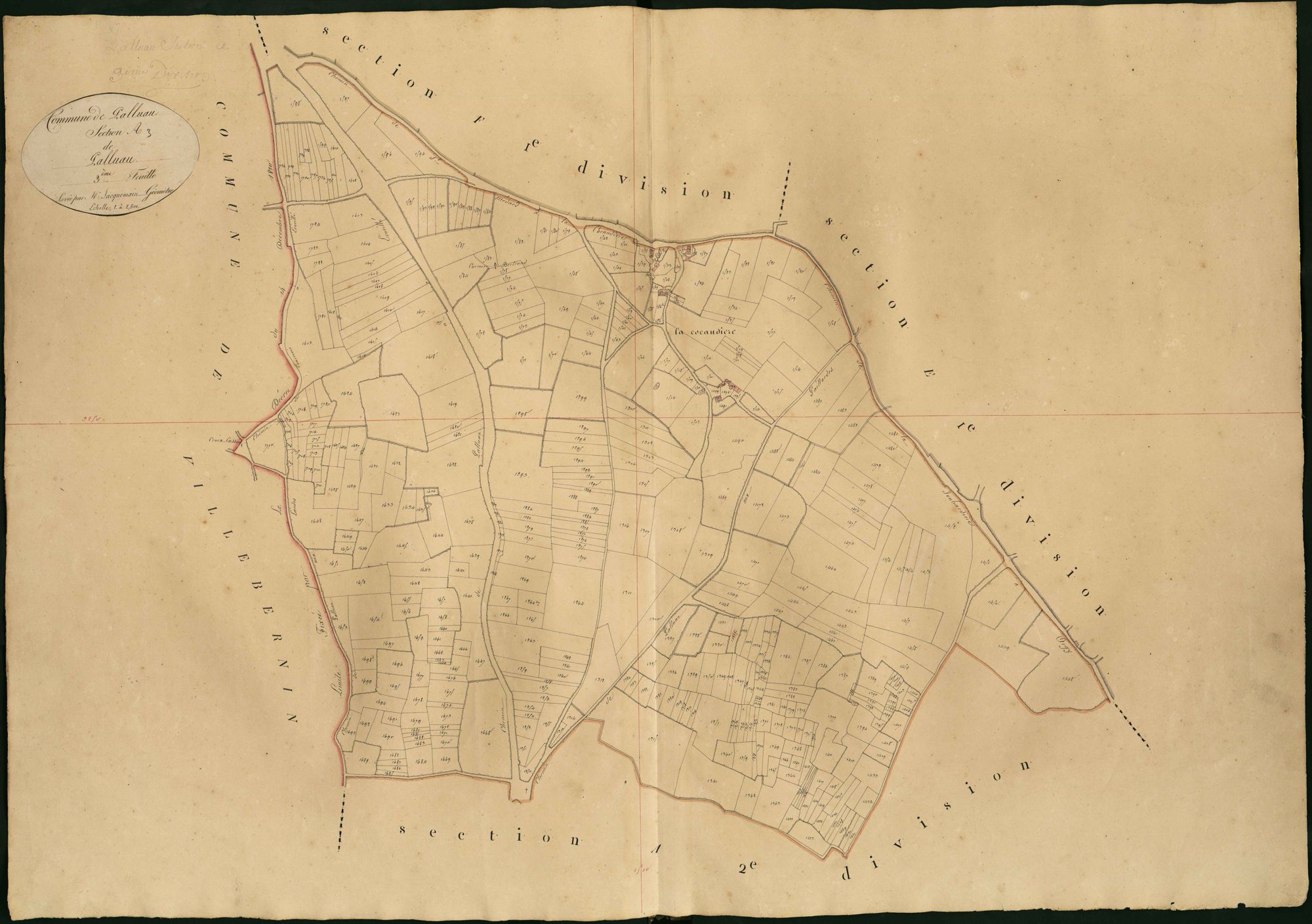Palluau-sur-Indre - Section A3, dite de Palluau.