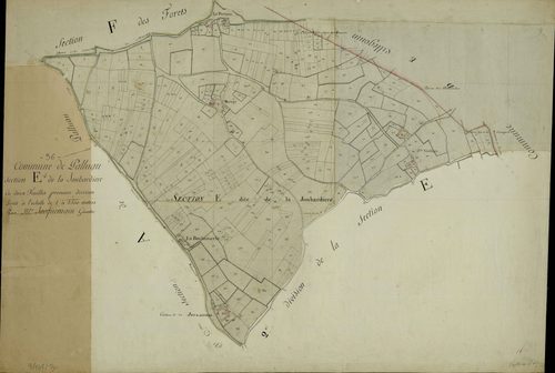 Palluau-sur-Indre - Section E1, dite de la Joubardière.