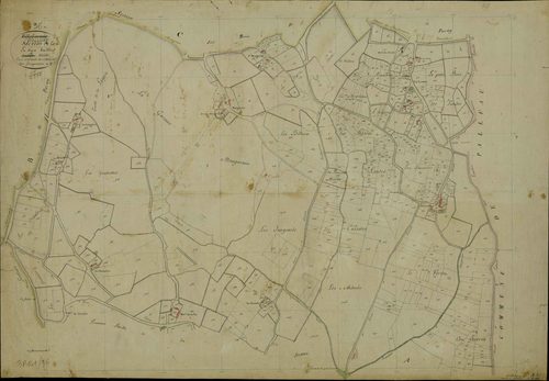 Palluau-sur-Indre - Section G1, dite du Village (ancienne section A2 de Villebernin).