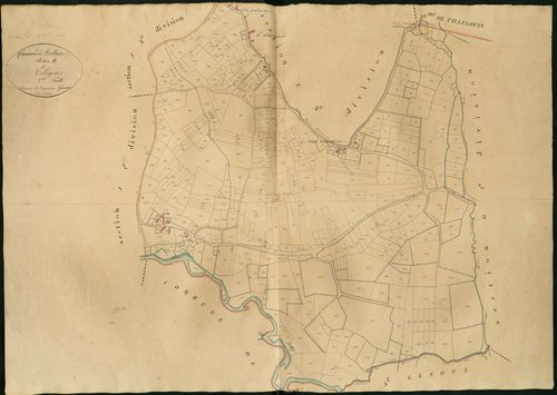Palluau-sur-Indre - Section D2, dite de Villegours.