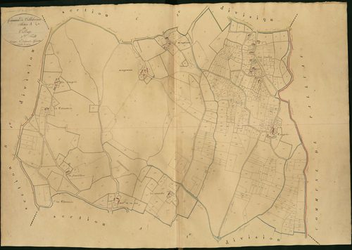 Palluau-sur-Indre - Section G2, dite du Village (ancienne section A1 de Villebernin).