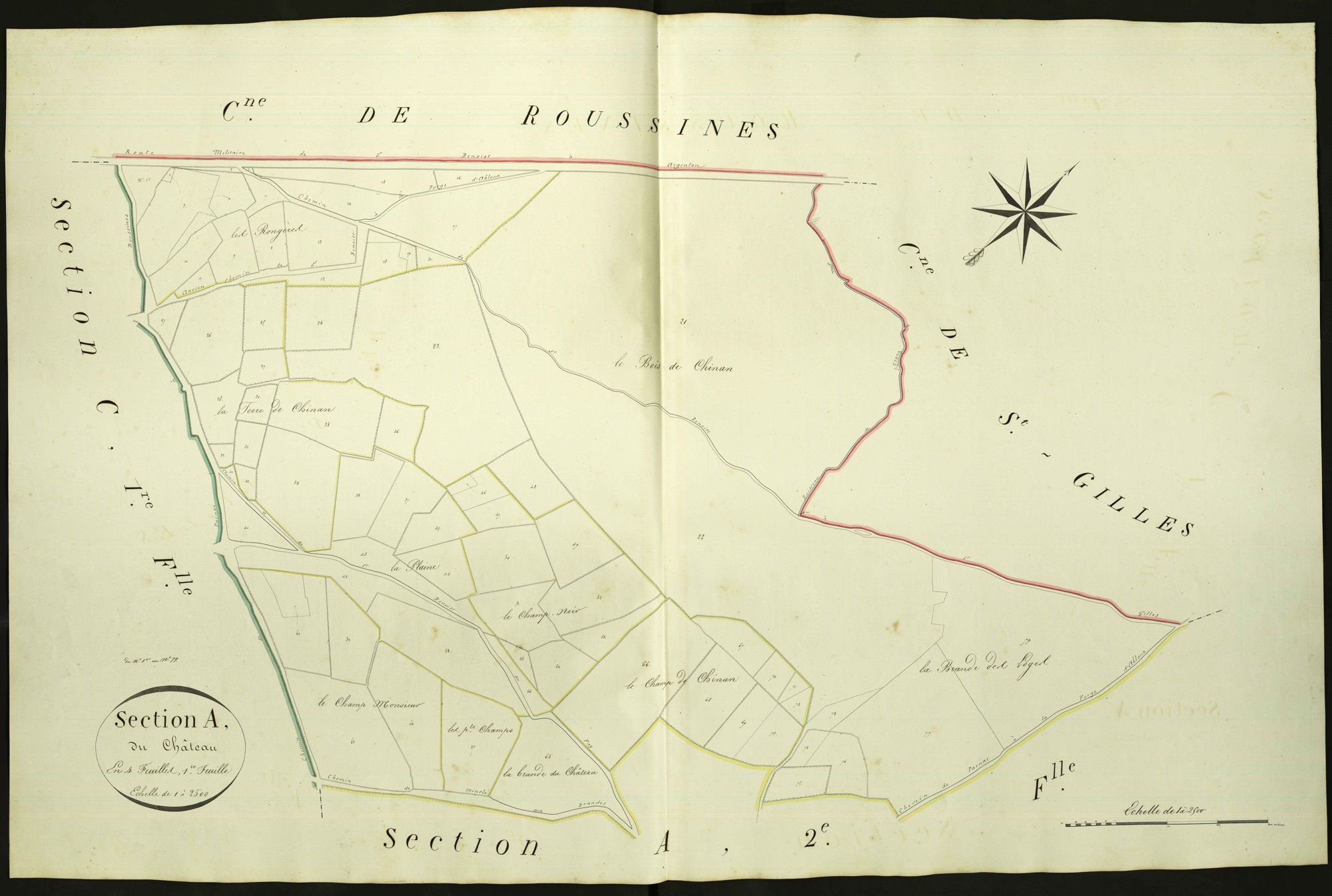 Parnac - Section A1, dite du Château.