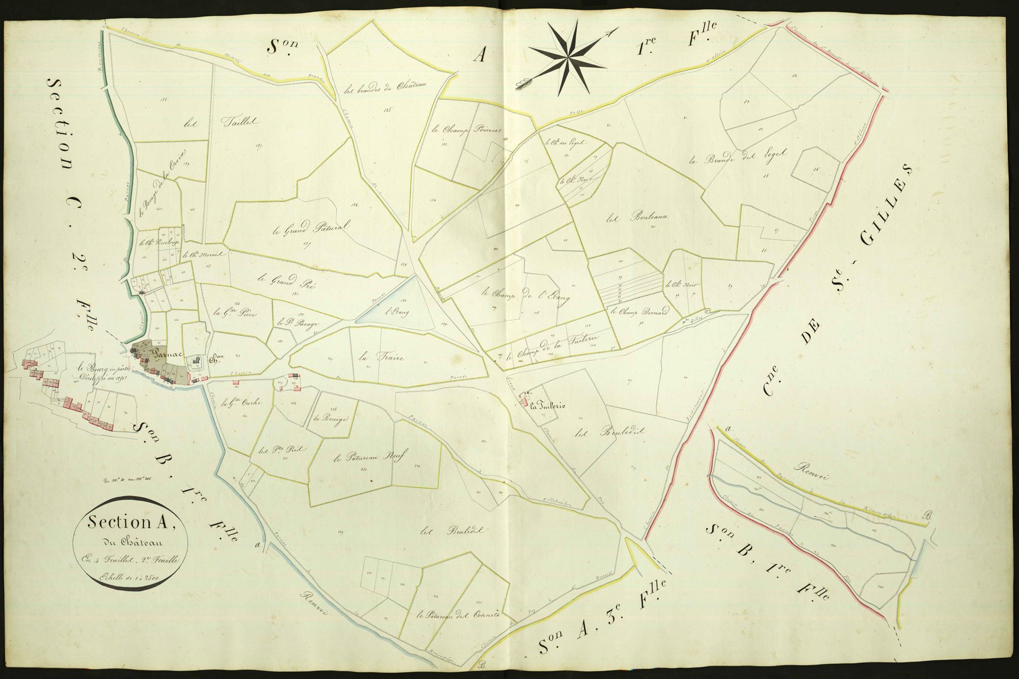 Parnac - Section A2, dite du Château.
