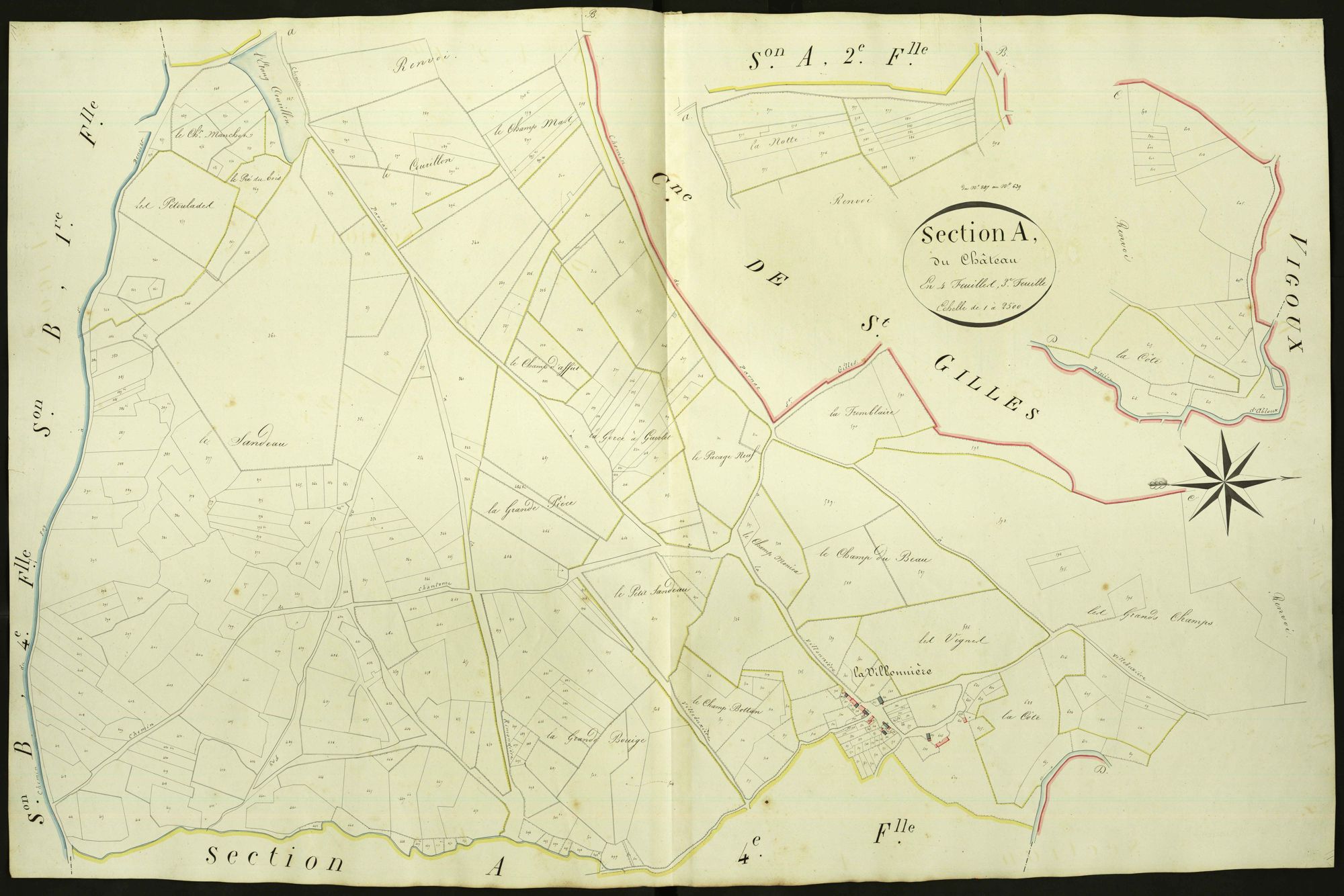 Parnac - Section A3, dite du Château.