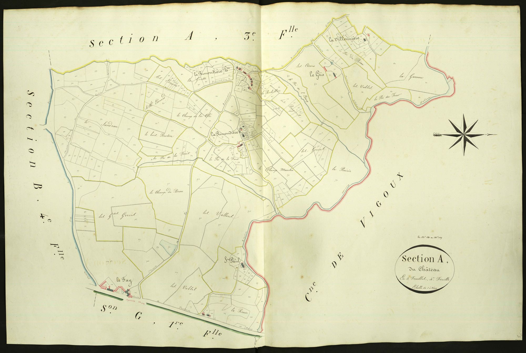 Parnac - Section A4, dite du Château.