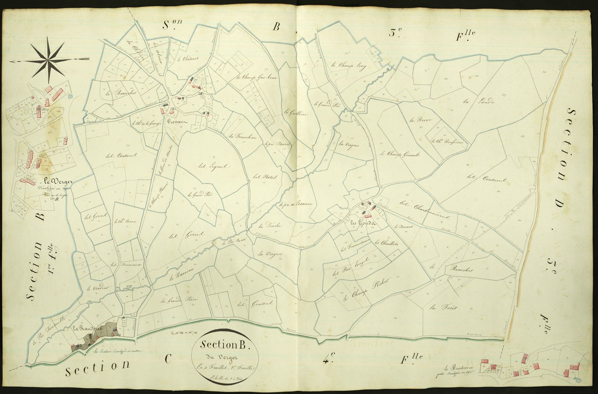 Parnac - Section B2, dite du Verger.