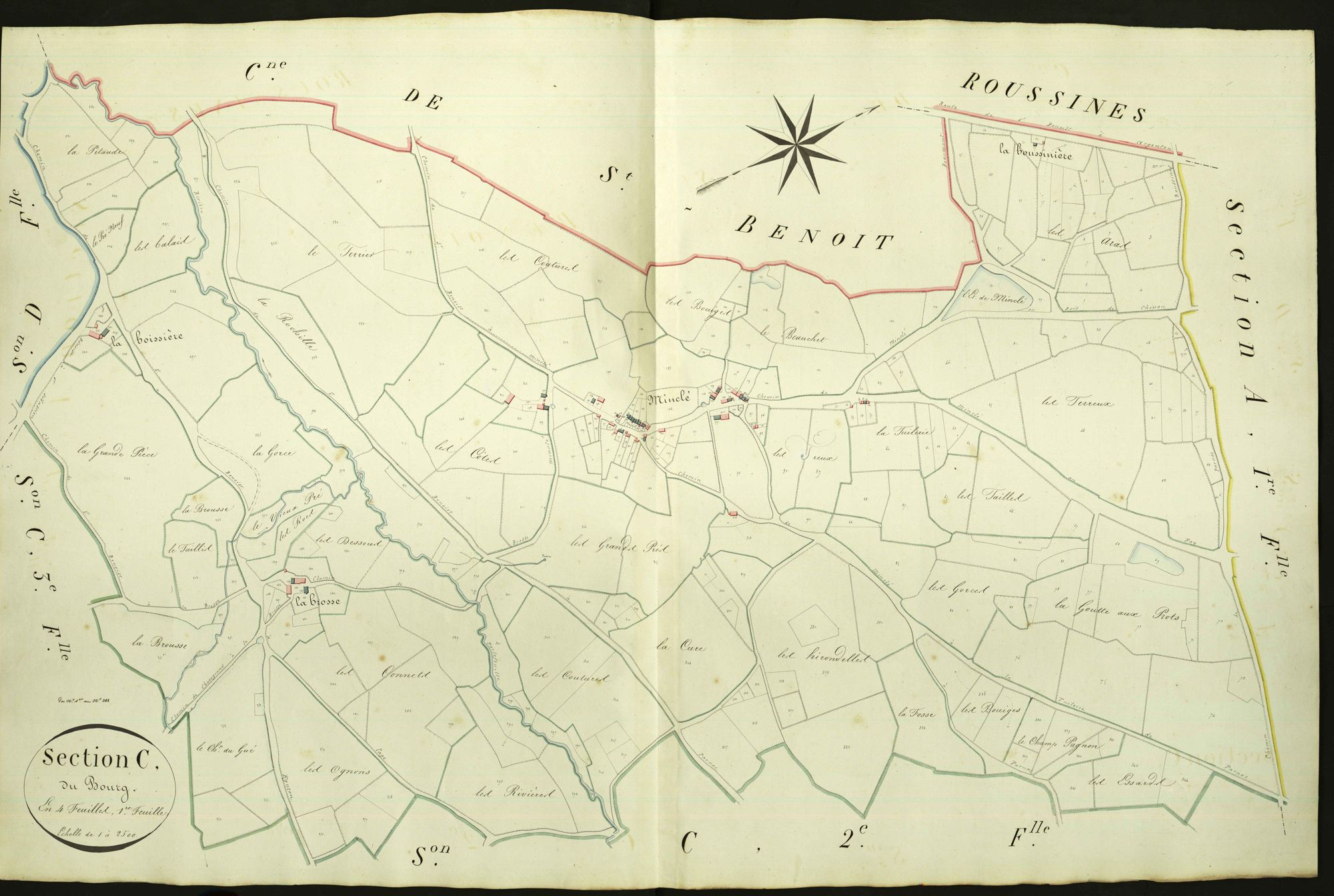 Parnac - Section C1, dite du Bourg.