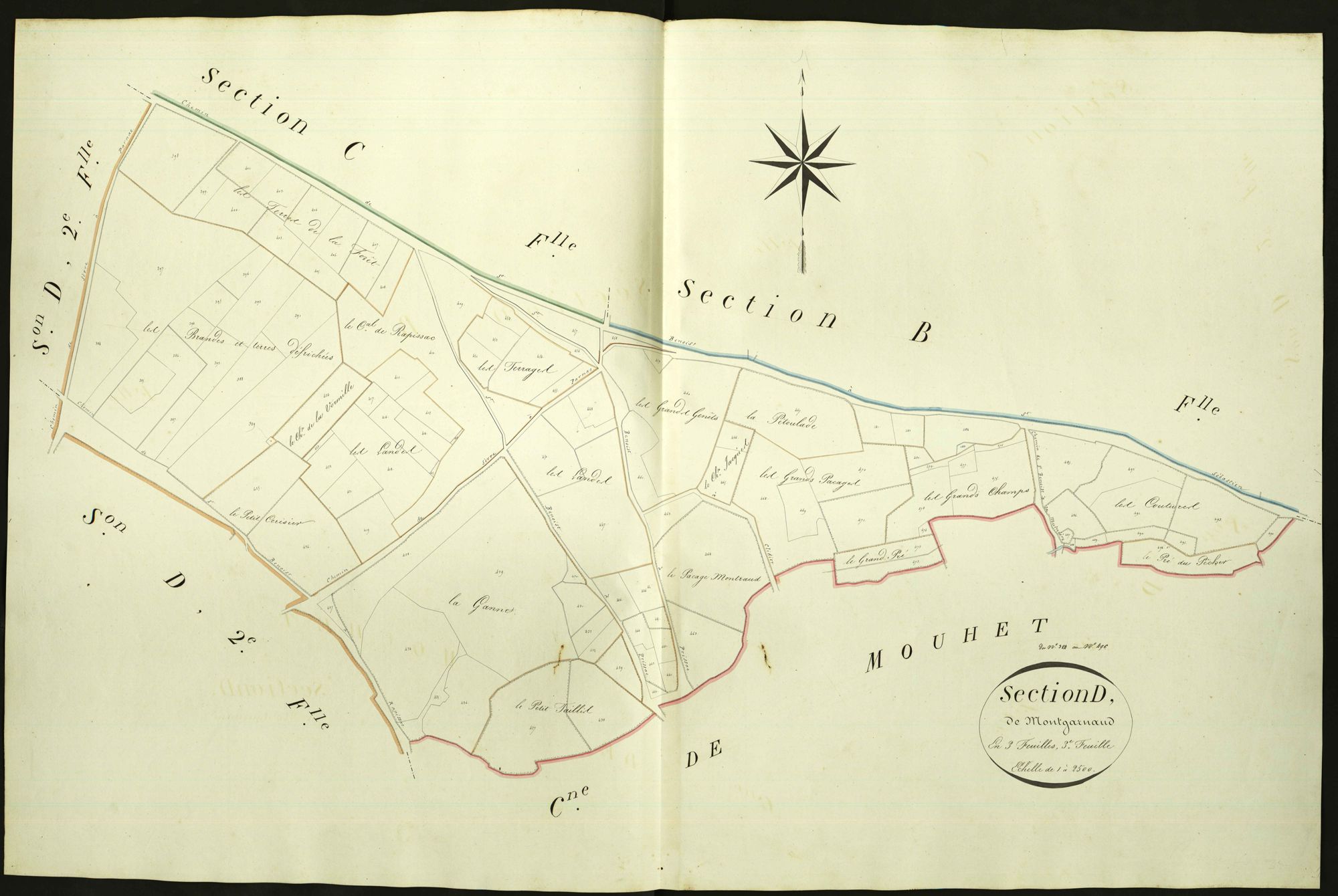 Parnac - Section D3, dite de Montgarnaud.