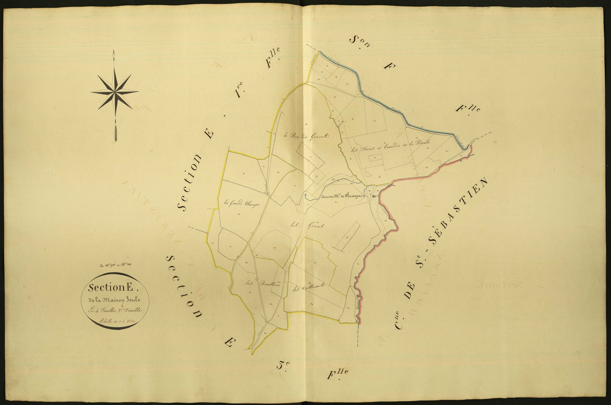Parnac - Section E2, dite de la Maison seule.