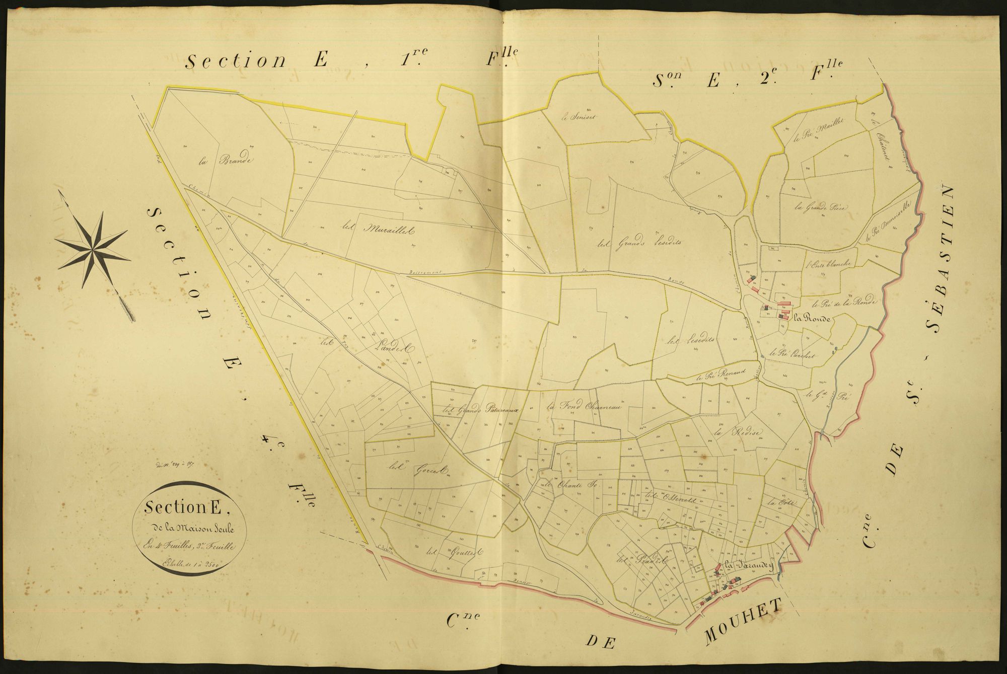 Parnac - Section E3, dite de la Maison seule.