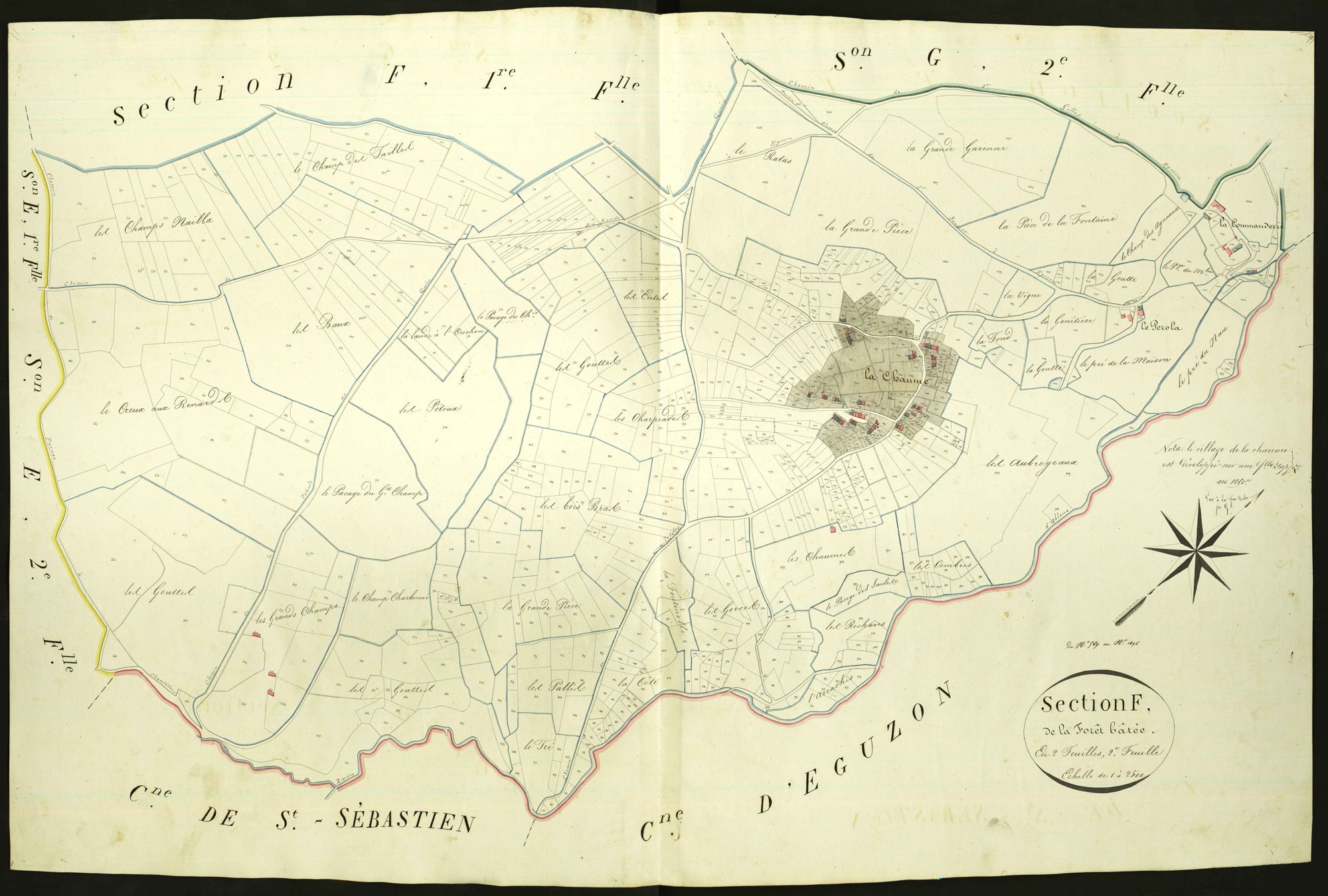 Parnac - Section F2, dite de la Foret bâtée.