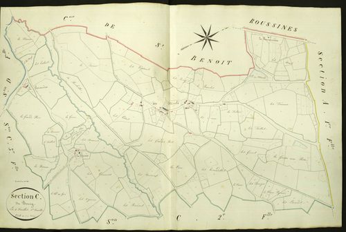 Parnac - Section C1, dite du Bourg.