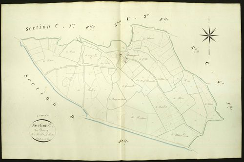 Parnac - Section C3, dite du Bourg.