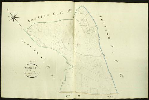 Parnac - Section C4, dite du Bourg.