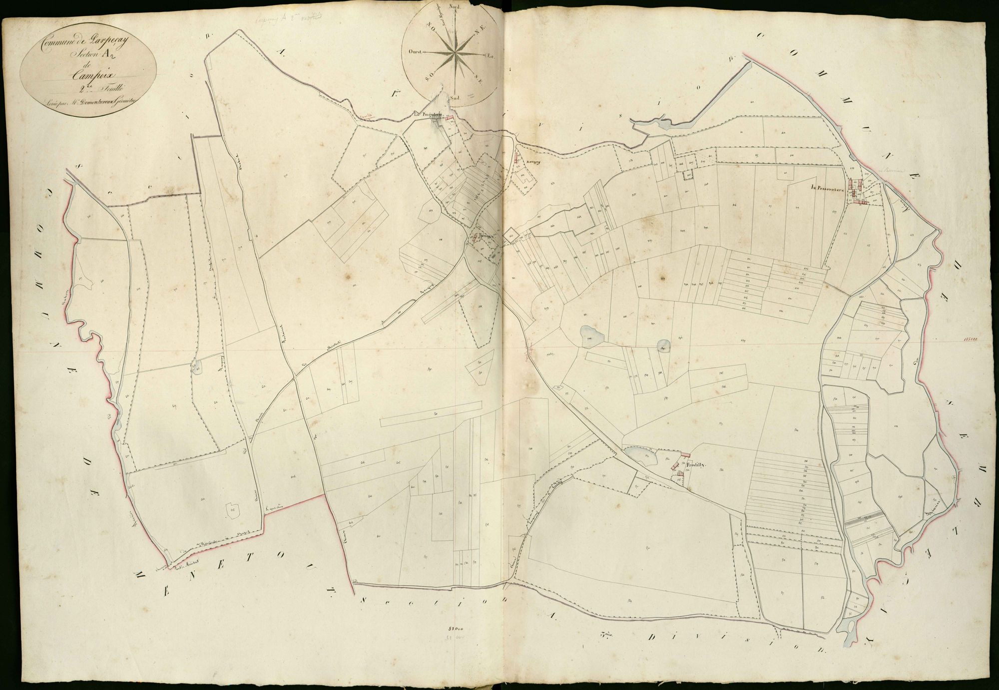 Parpeçay - Section A2, dite de Campoix.