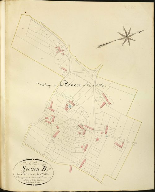 Paudy - Section B2, développement (village de Poncet-la-Ville).