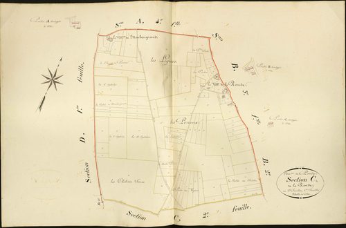 Paudy - Section C1, dite de La Ronde.