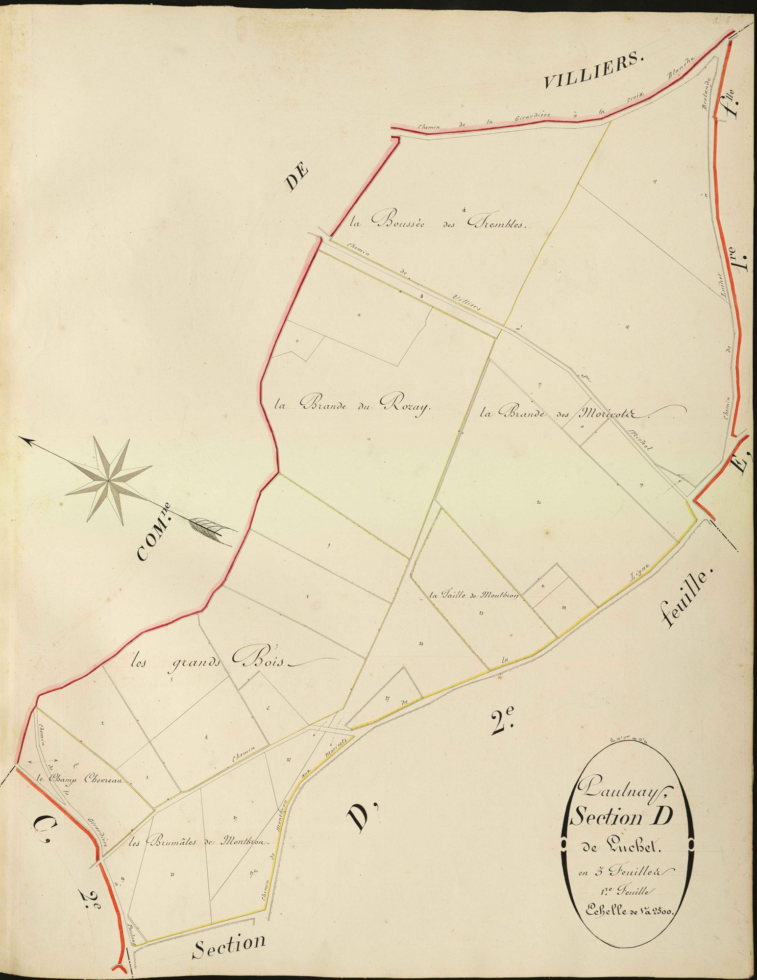 Paulnay - Section D1, dite de Luchet.
