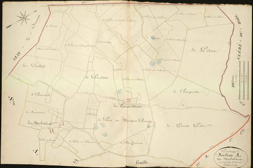 Paulnay - Section A1, dite des Merlodières.