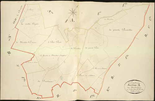 Paulnay - Section A2, dite des Merlodières.
