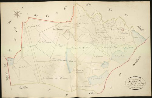 Paulnay - Section E2, dite deTouche de Lay.