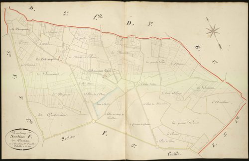 Paulnay - Section F1, dite de Claveau.