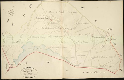 Paulnay - Section F2, dite de Claveau.