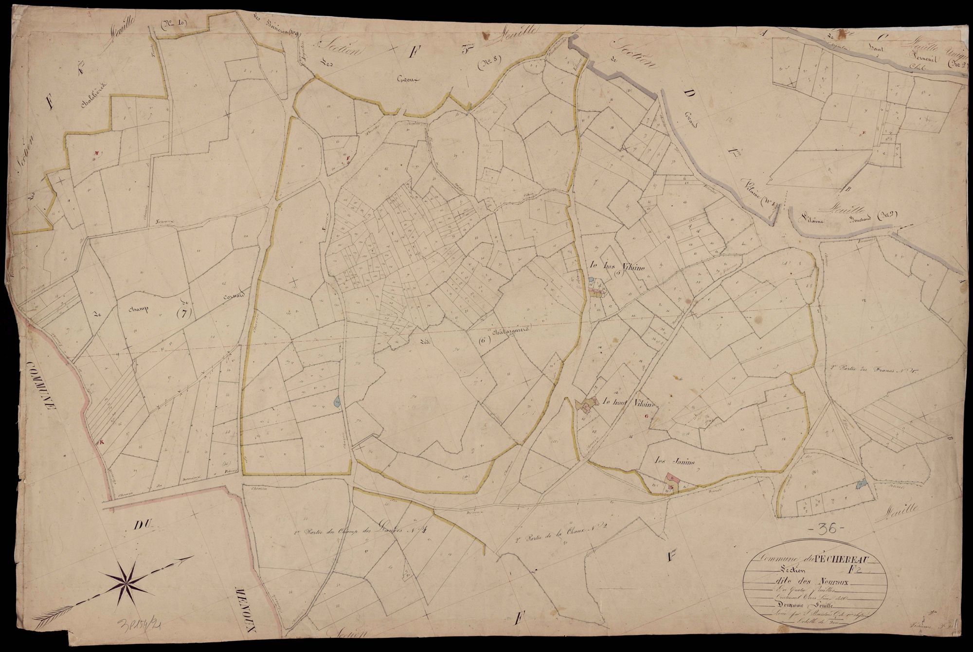 Péchereau - Section F2, dite des Neuraux.