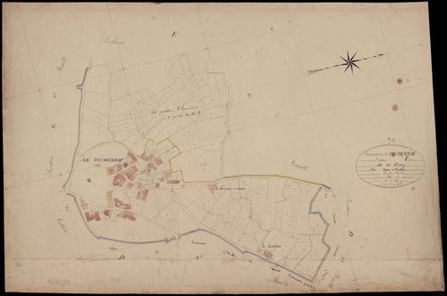 Péchereau - Section E1, dite du Bourg.