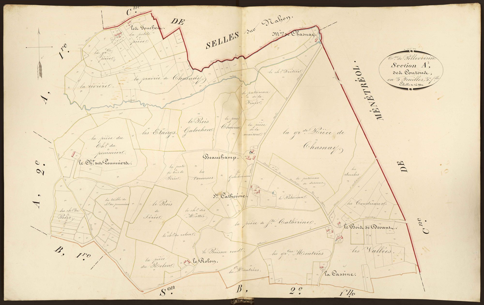 Pellevoisin - Section A3, dite des Coutons.