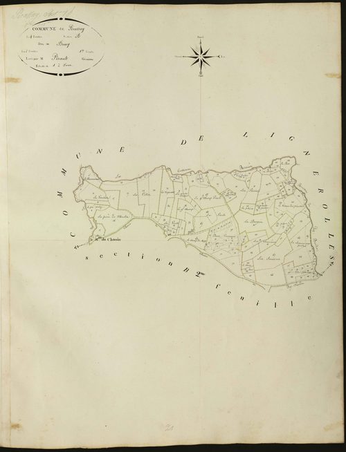 Pérassay - Section B1, dite du Bourg.