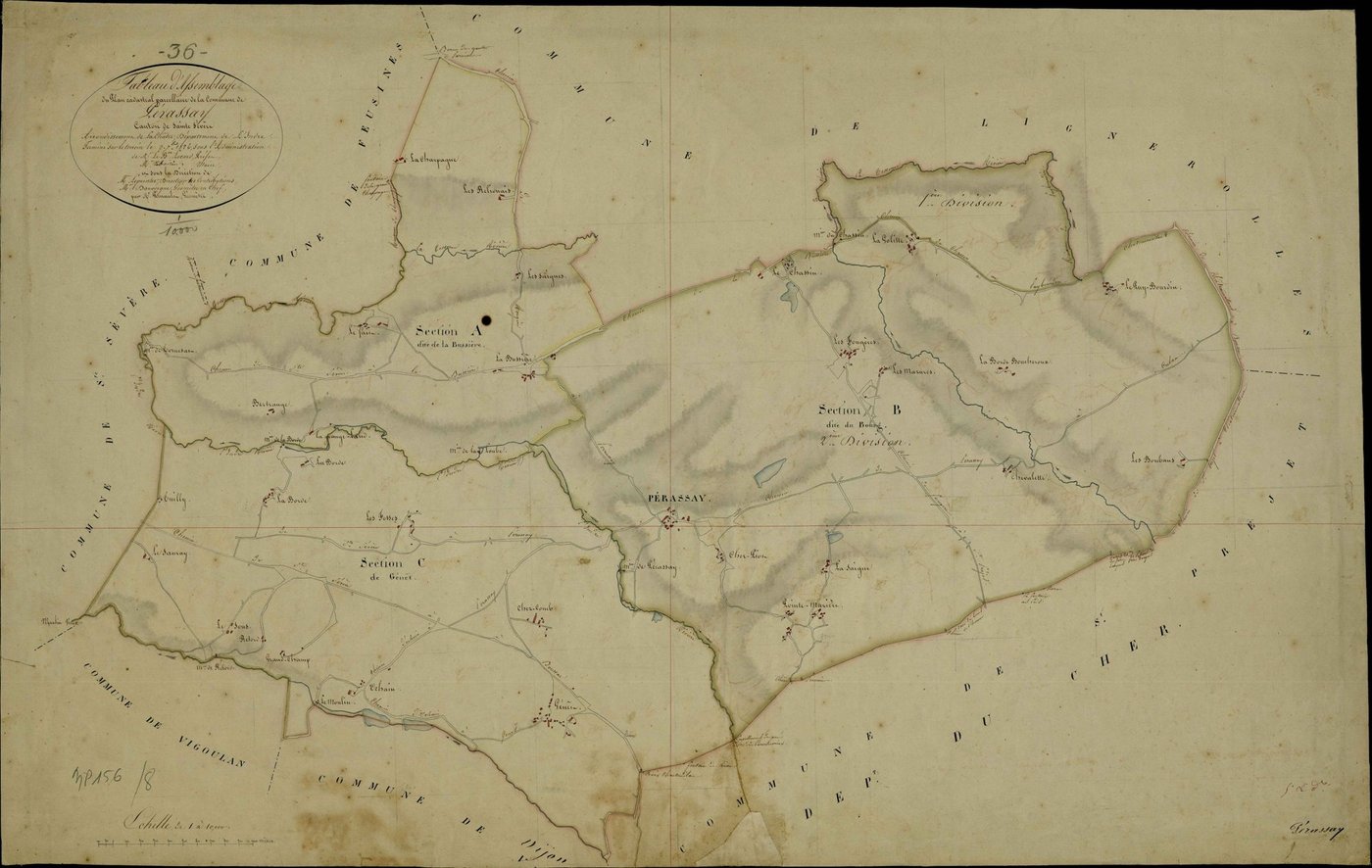 Pérassay - Tableau d'assemblage.