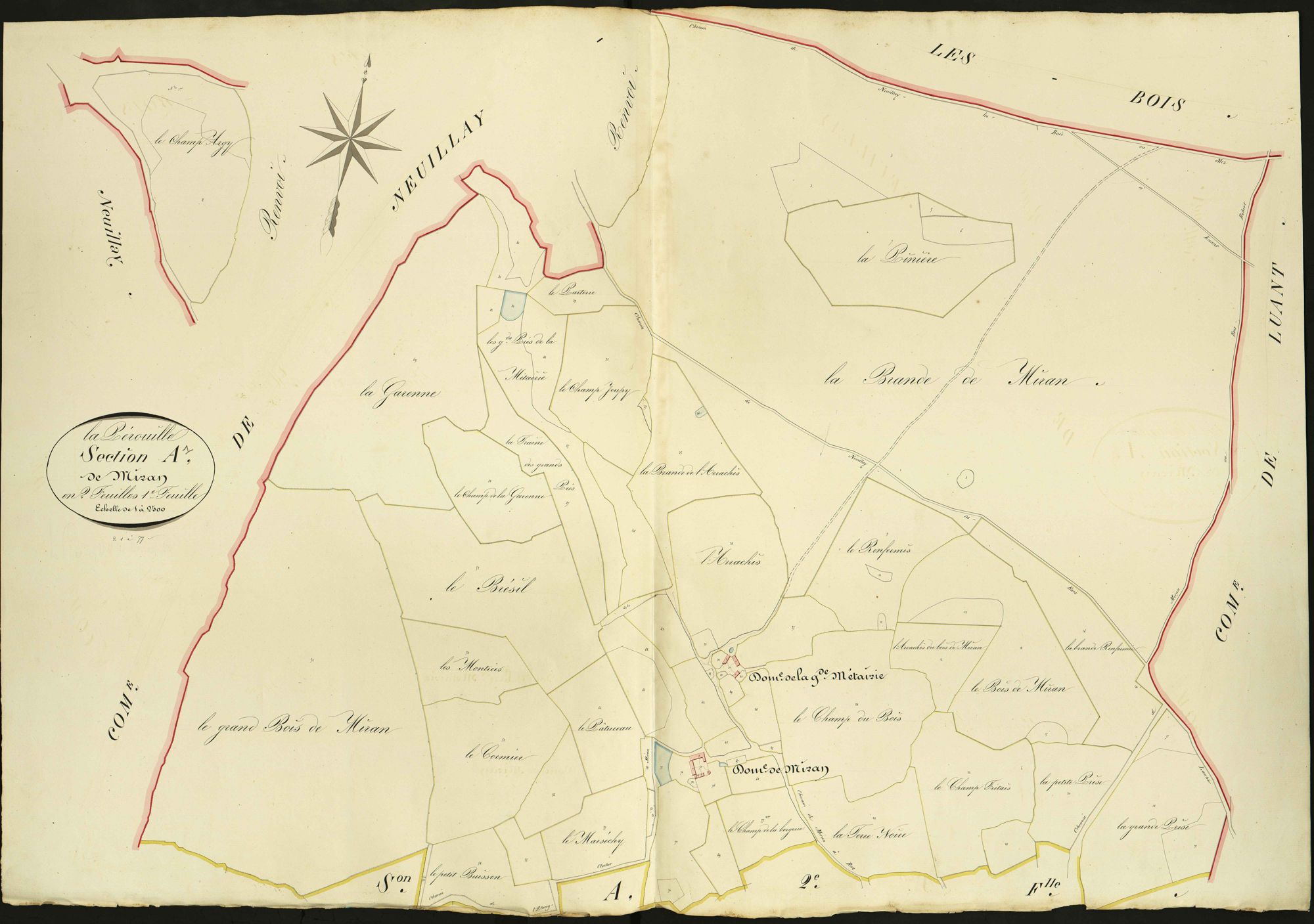 Pérouille - Section A1, dite de Miran.